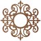 Ekena Millwork Dijon Wood Fretwork Pierced Ceiling Medallion, Walnut, 22"OD x 7 1/8"ID x 1/4"T CMWP22X22X0250DIWA - alternate 2